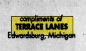Terrace Lanes (on Christiana Lake) - Jan 19 1989 Ad